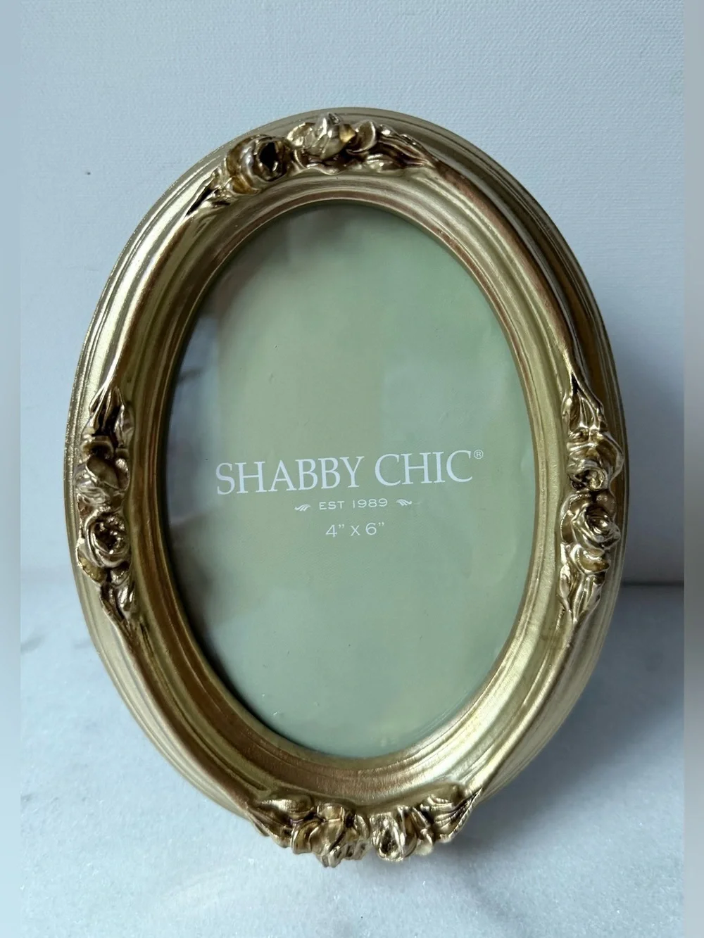 Shabby Chic Gold Oval Picture Frame - 4